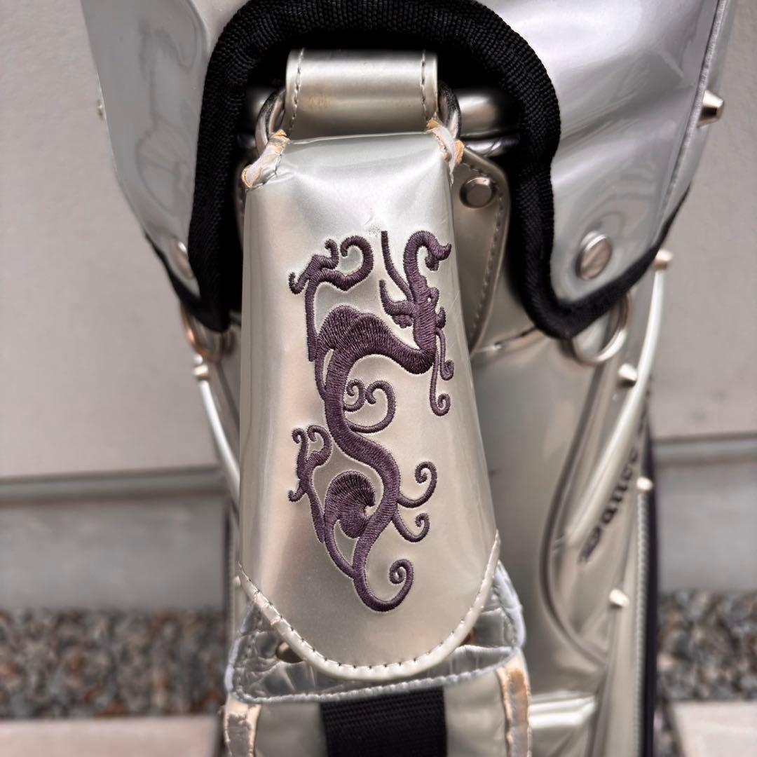 希少　限定100本　ダンスウィズドラゴン　キャディバック　シルバー　ゴルフ