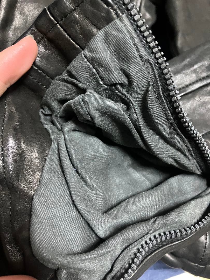 backlash ベルギーショルダー　シングルライダース　襟付き