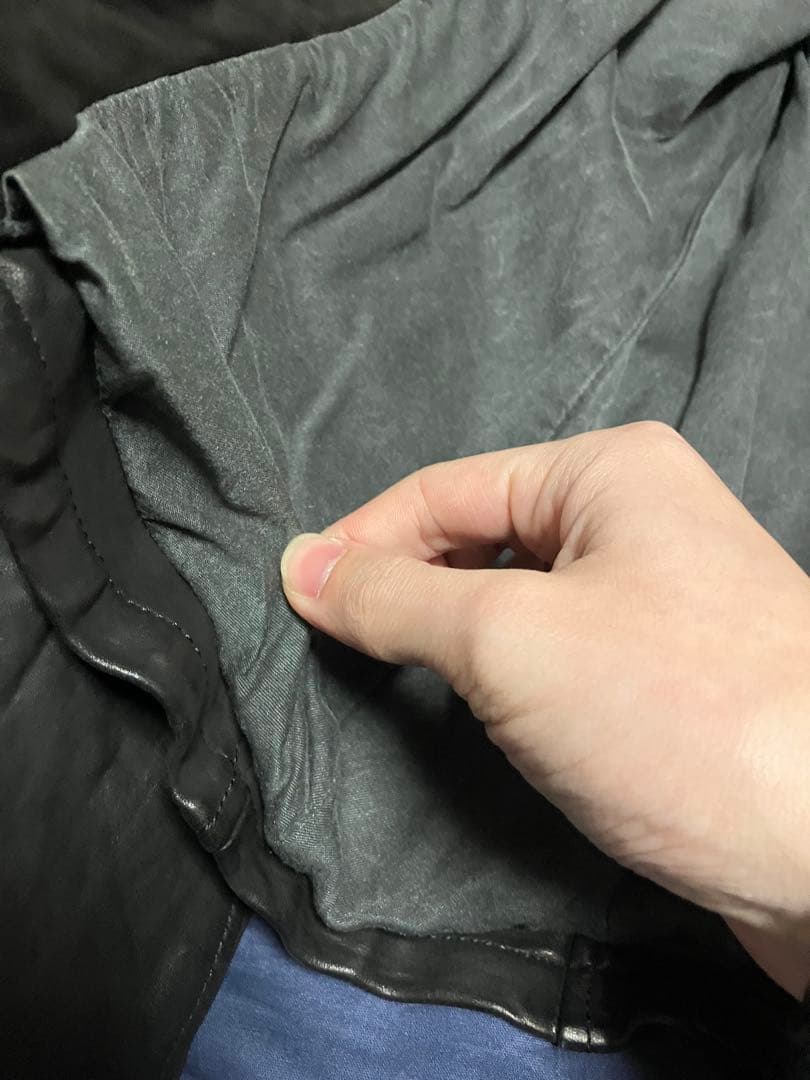 backlash ベルギーショルダー　シングルライダース　襟付き