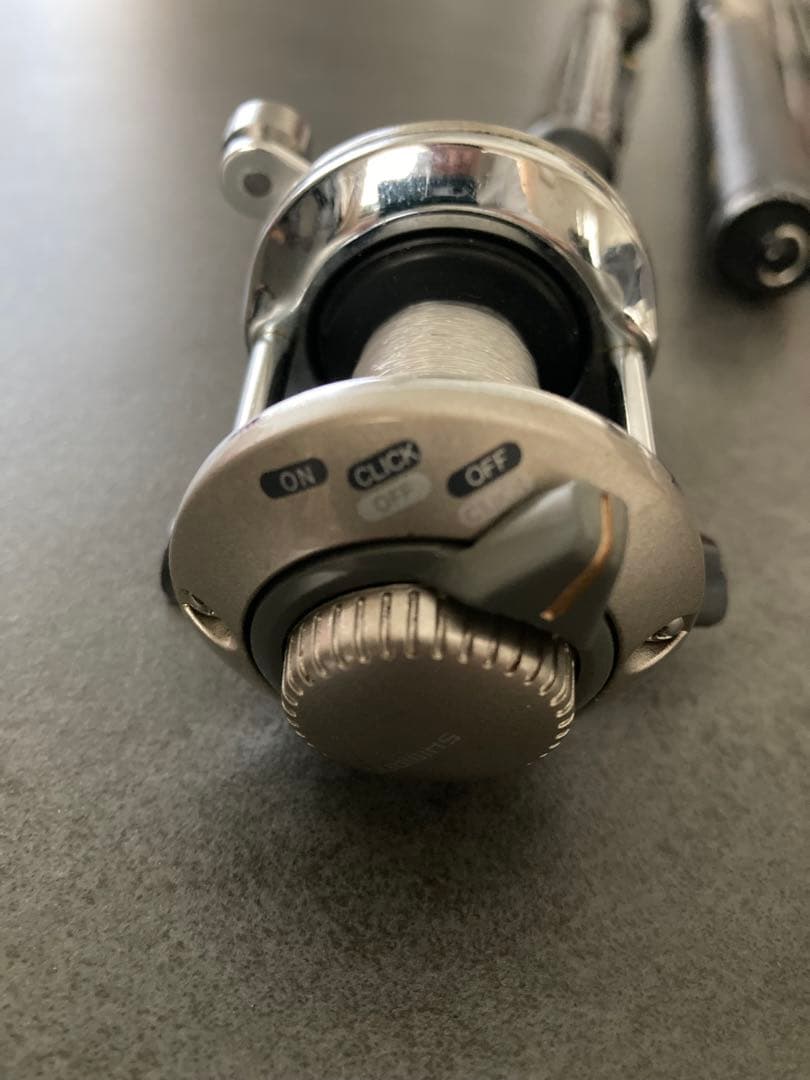 チヌ　イカダ竿　3本　リールセット