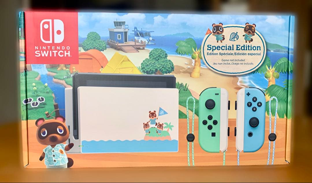 北米版 Nintendo Switch 本体 あつまれどうぶつの森 日本語対応
