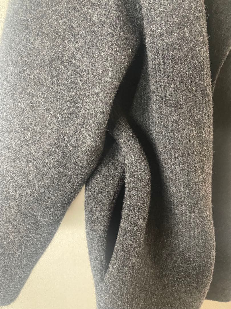 ADAWAS /アダワス　フードニットガウン　グレー