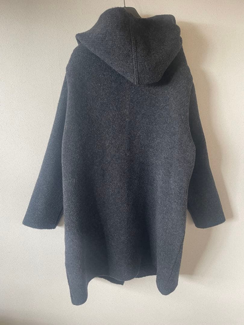 ADAWAS /アダワス　フードニットガウン　グレー