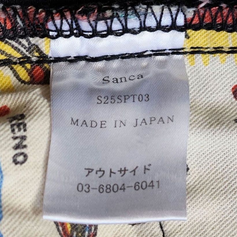 Sanca/サンカ テーパード ブラック セルビッチ 2