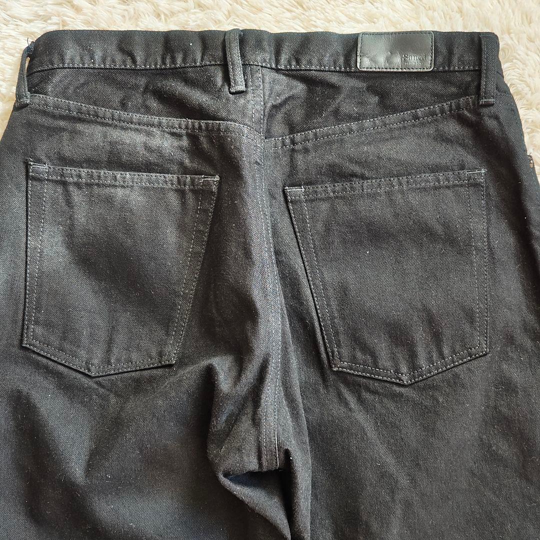 Sanca/サンカ テーパード ブラック セルビッチ 2