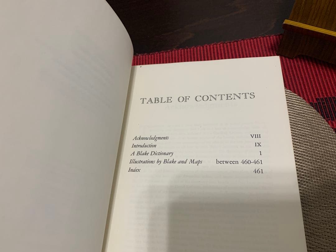 希少　A Blake Dictionary by S. Foster Damon