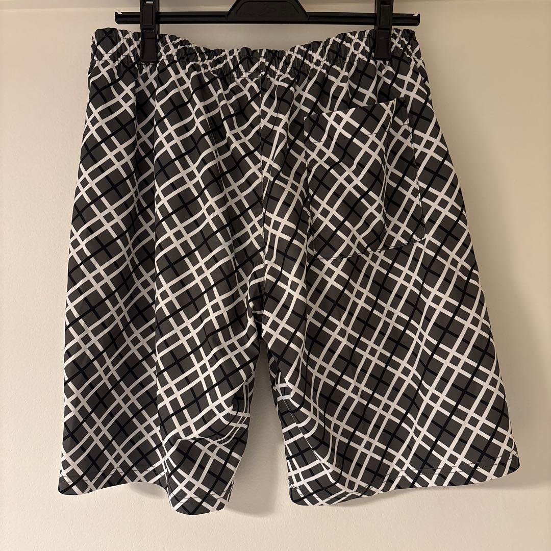 b*n様 YONEX ワウリンカ着用モデルチェック柄ハーフパンツ　テニス　バドミ