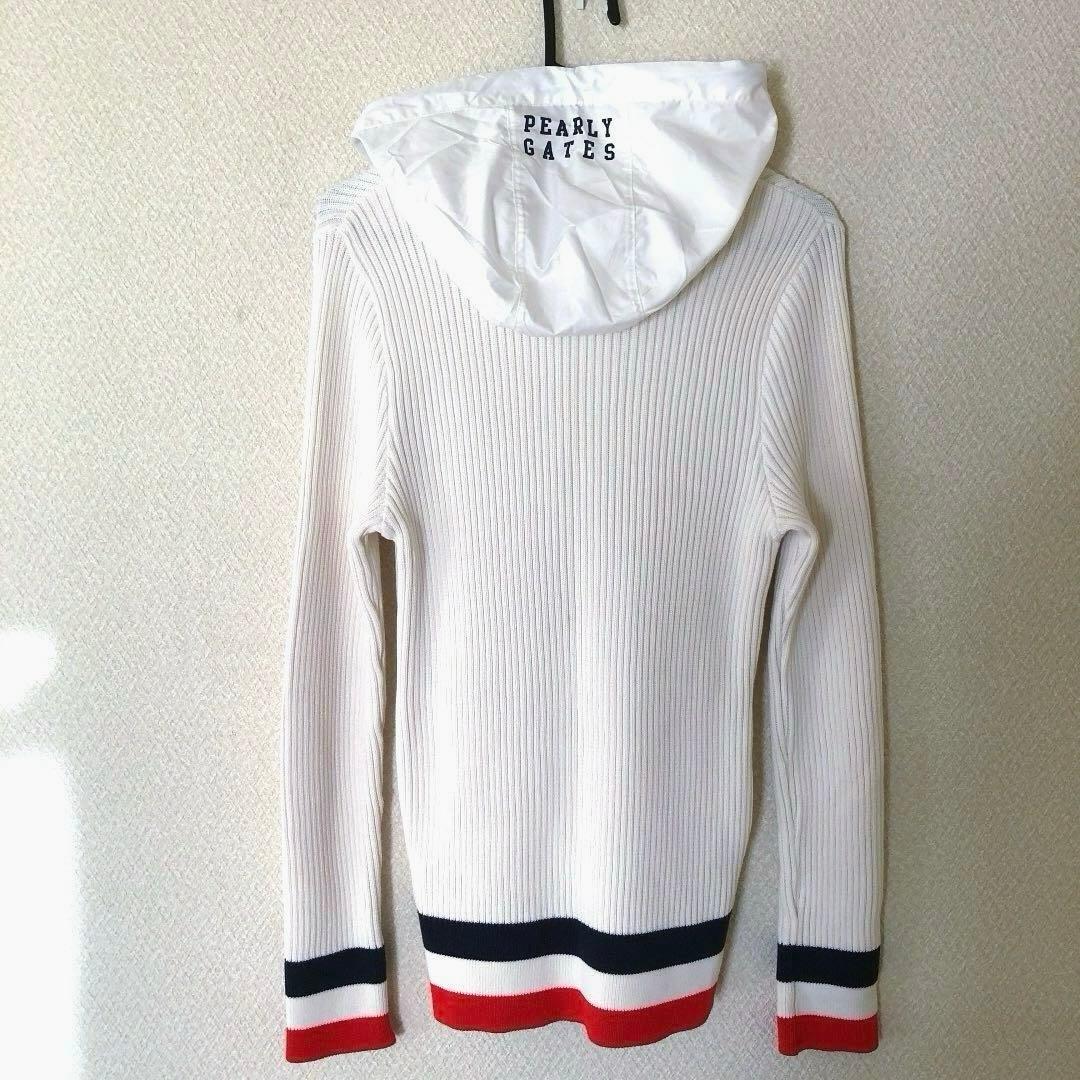 【未着用】パーリーゲイツ レディース フード付きニットカーディガン サイズ4