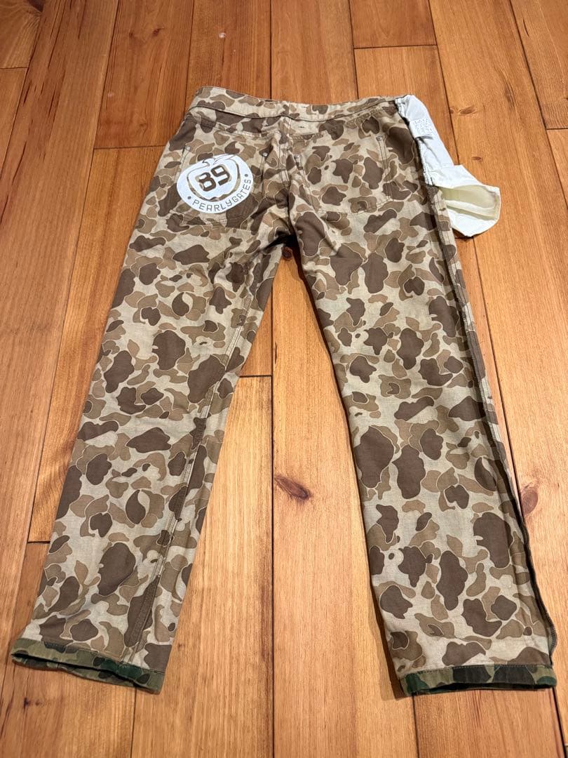 PEARLY GATES カモフラージュ スリムフィットパンツ