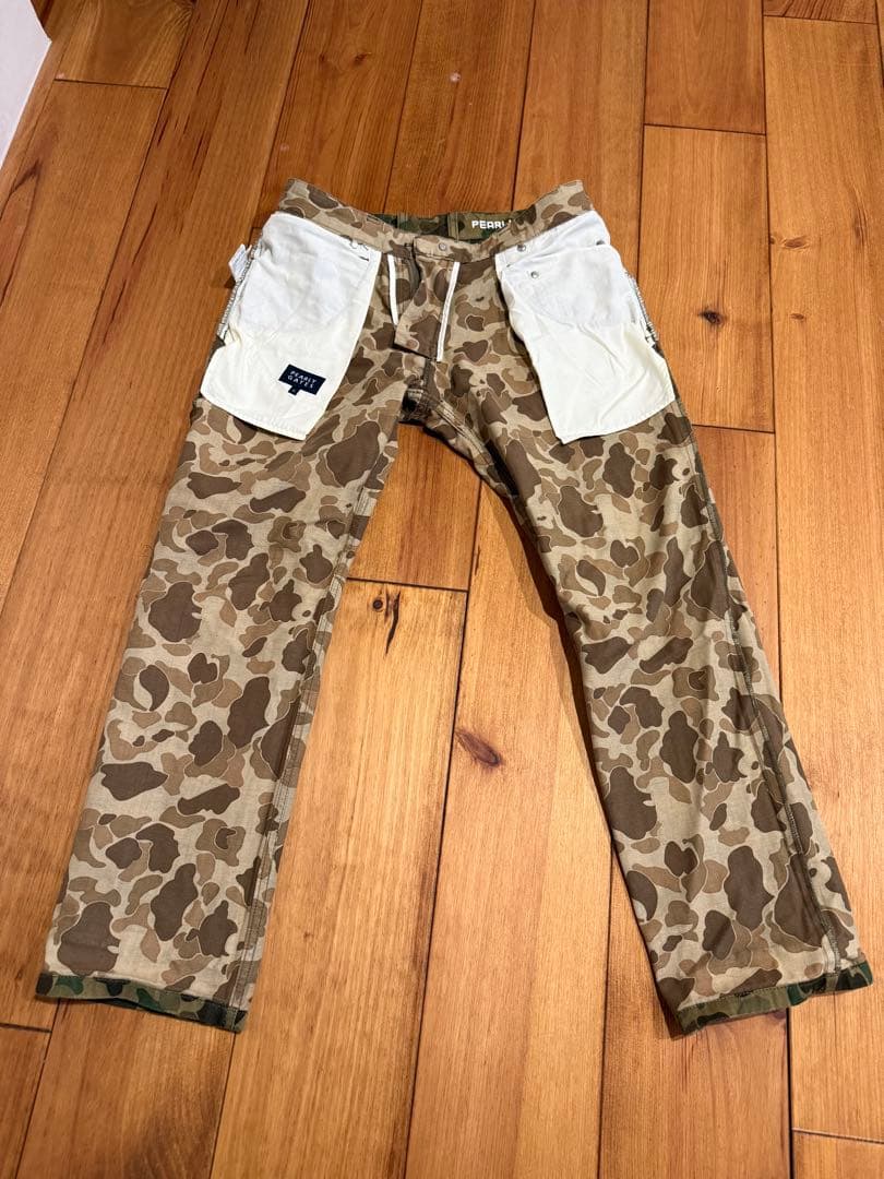PEARLY GATES カモフラージュ スリムフィットパンツ