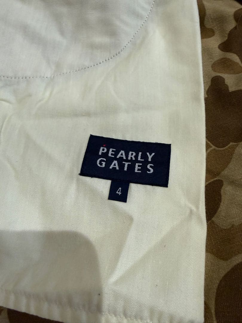 PEARLY GATES カモフラージュ スリムフィットパンツ