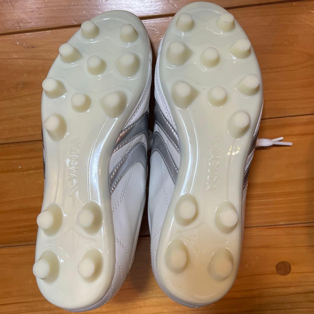 YASUDA サッカーシューズ ホワイト/シルバー/25.0