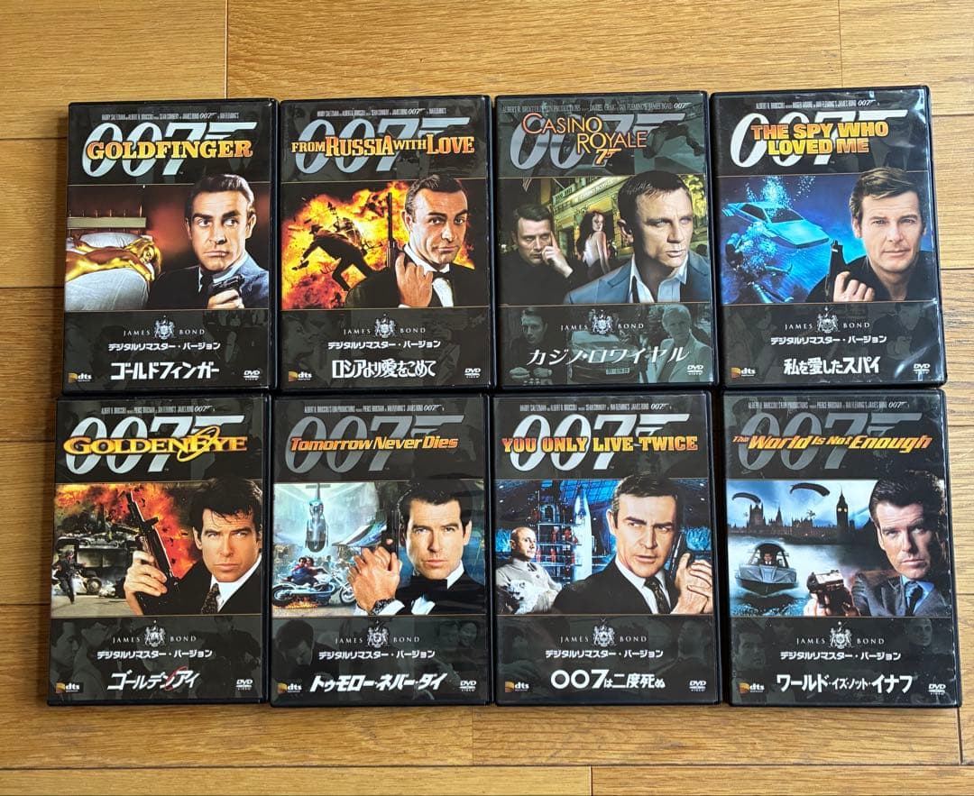 007 ジェームス•ボンド公式DVDコレクション　全22巻セットhachette