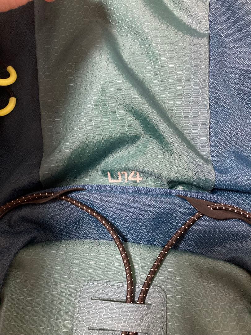 シマノ　リュック サイクルバッグ　U14 ブルー