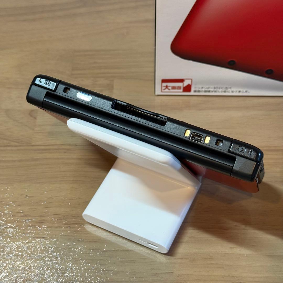 6-031 ニンテンドー3DS LL レッド×ブラック 箱付き