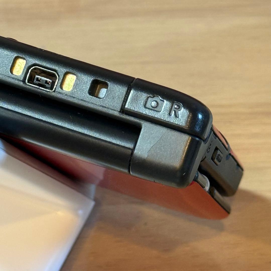 6-031 ニンテンドー3DS LL レッド×ブラック 箱付き