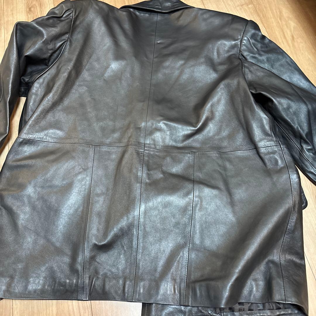 ピエールバルマン　羊革　ジャケット　Lサイズ