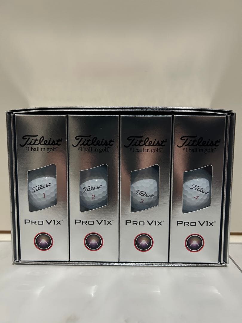 タイトリストプロV1XPROV1Xゴルフボール25年 ローナンバー1ダース12個