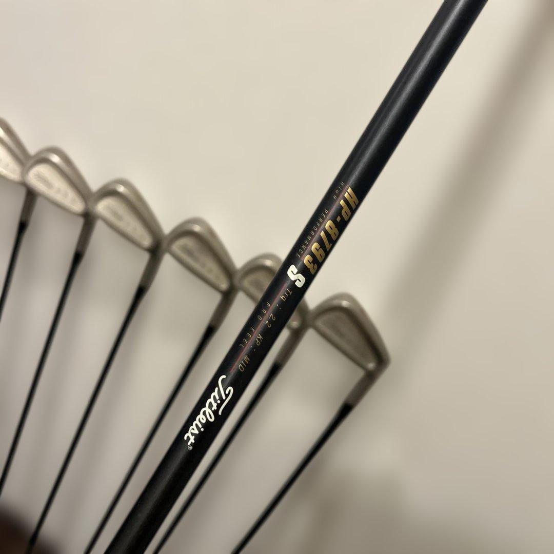 名器タイトリスト　DC1 右利き　８本　フォージド　メンズS