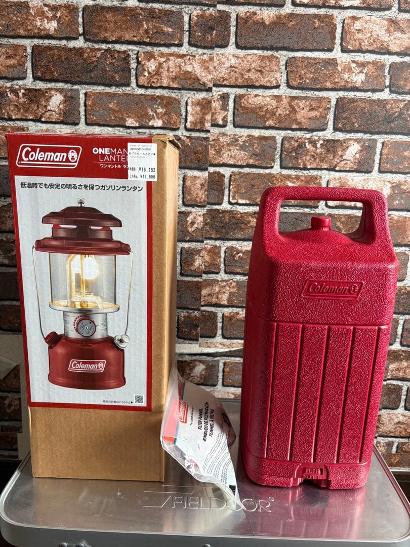 コールマン ワンマントルランタン 286A レッド
