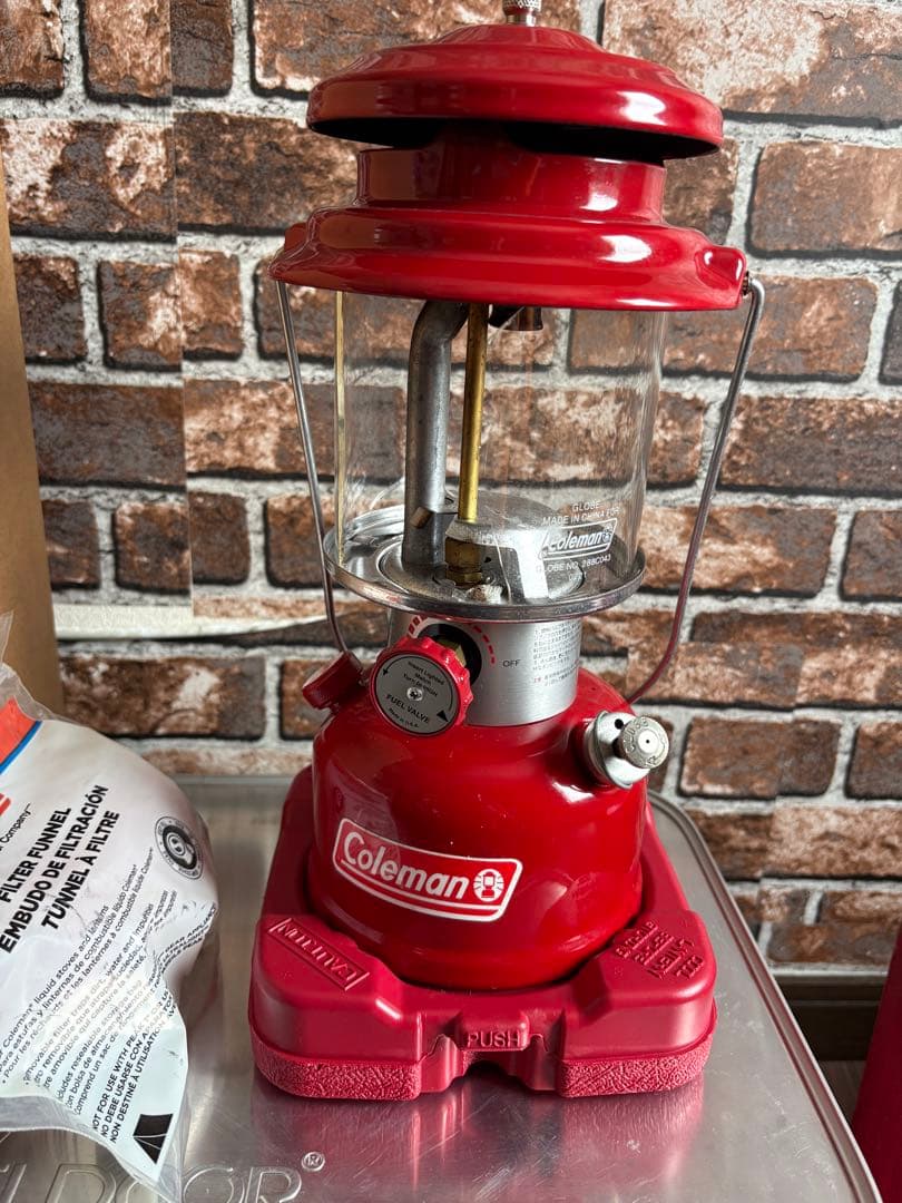 コールマン ワンマントルランタン 286A レッド