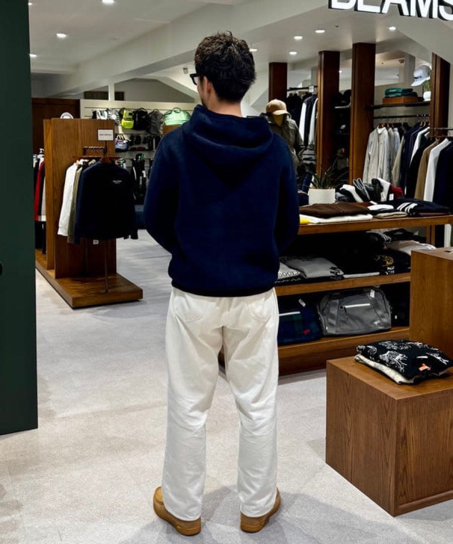 BEAMS GOLF PURPLE LABEL /パイル編み フルジップパーカー