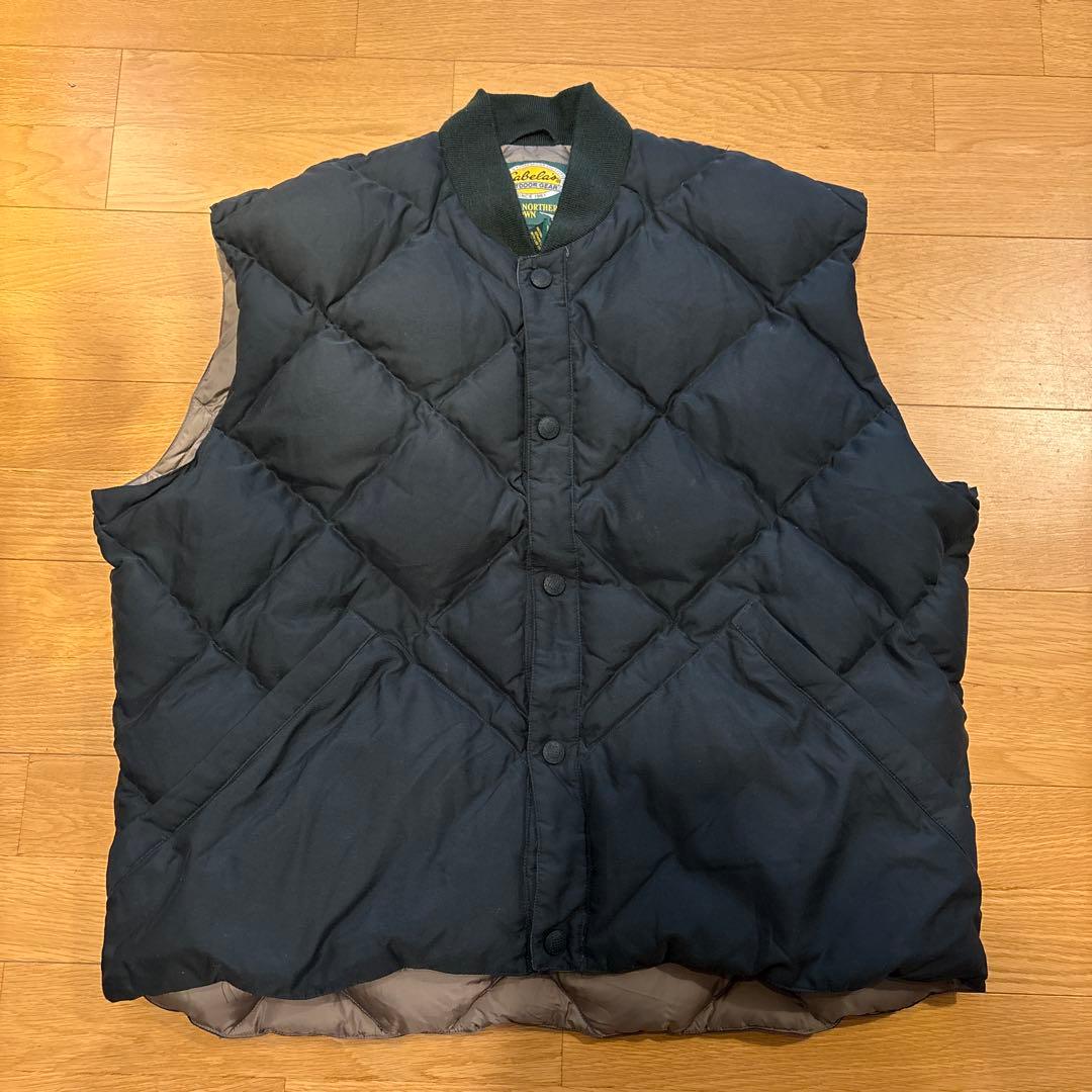 ゆ*う様 Cabela's 90-00sダイヤモンドキルティングダウンベストXL