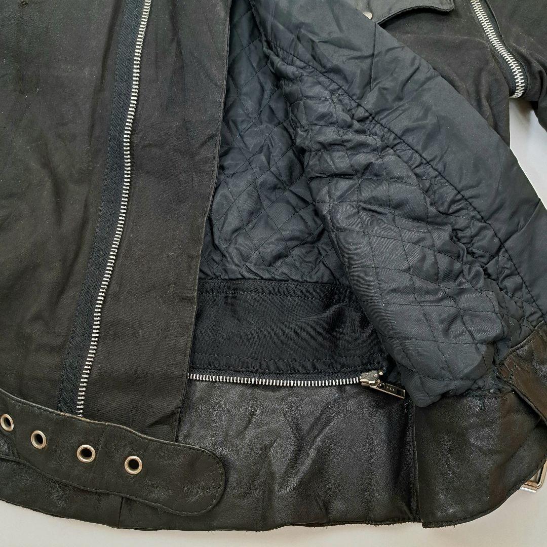 Hein Gericke ヴィンテージ レザーライダースジャケット 切替デザイン