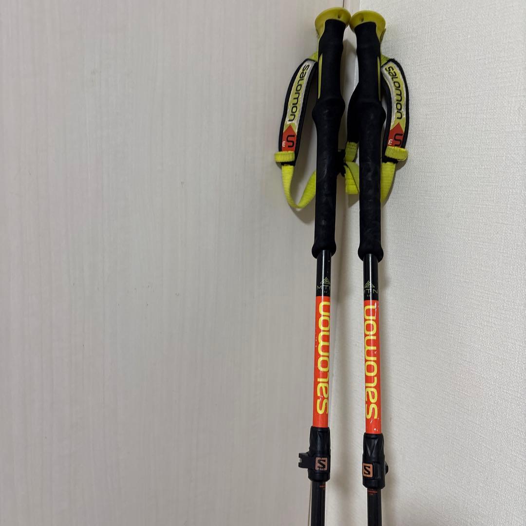 サロモン スキー　ストック　バックカントリー　パウダー