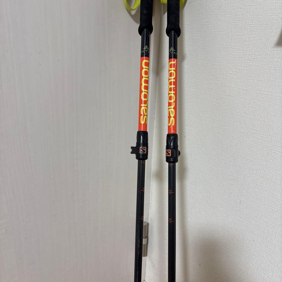 サロモン スキー　ストック　バックカントリー　パウダー