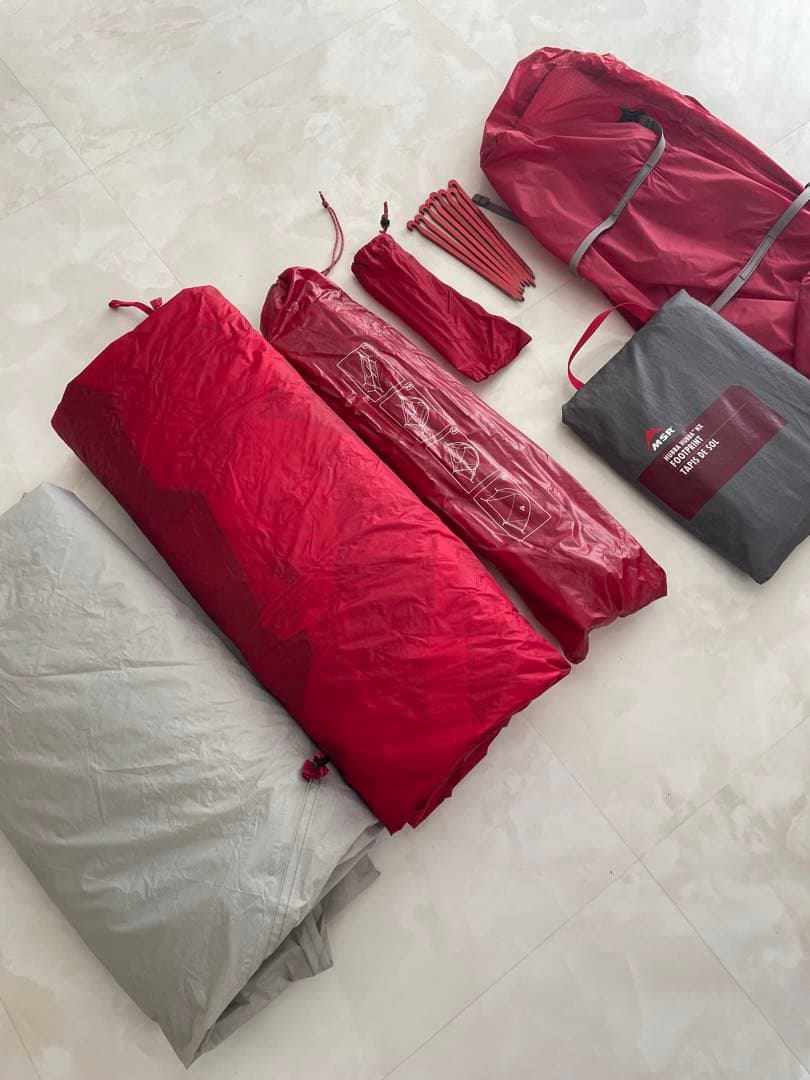 【中古】MSR HUBBA HUBBA ハバハバNX グランドシート付き