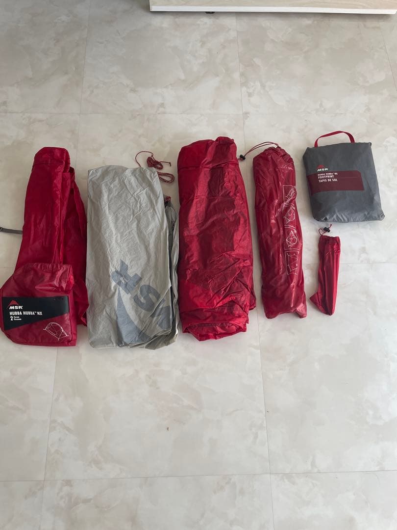 【中古】MSR HUBBA HUBBA ハバハバNX グランドシート付き