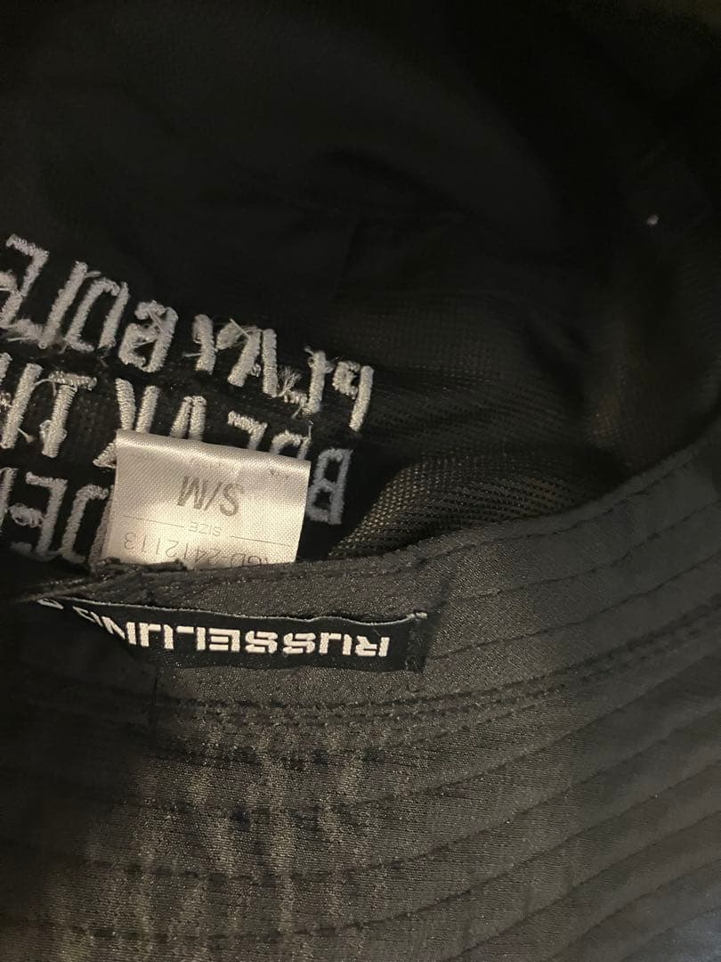 RUSSELLINO GOLFブラックハットS/Mラッセルノゴルフバケットハット