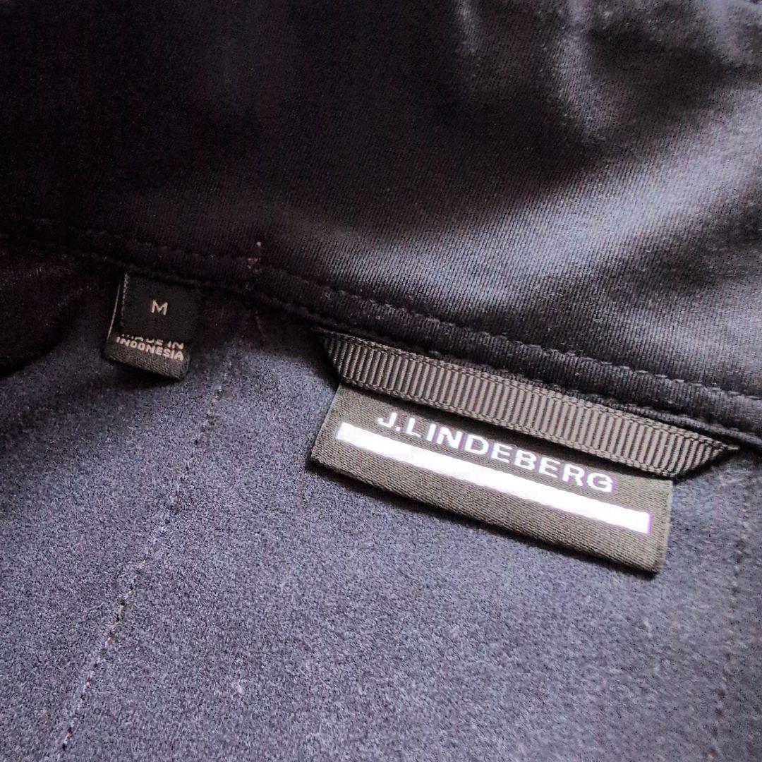 【極美品】ジェイリンドバーグゴルフ　ストレッチフルジップモックネック長袖　M