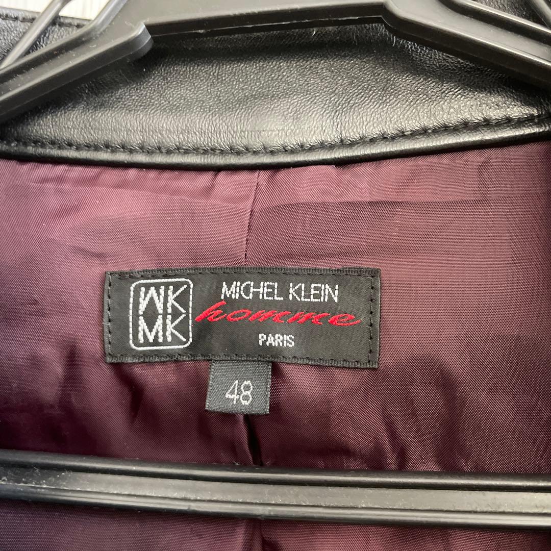 【美品】値下げ！MICHEL  ライダースレザージャケット