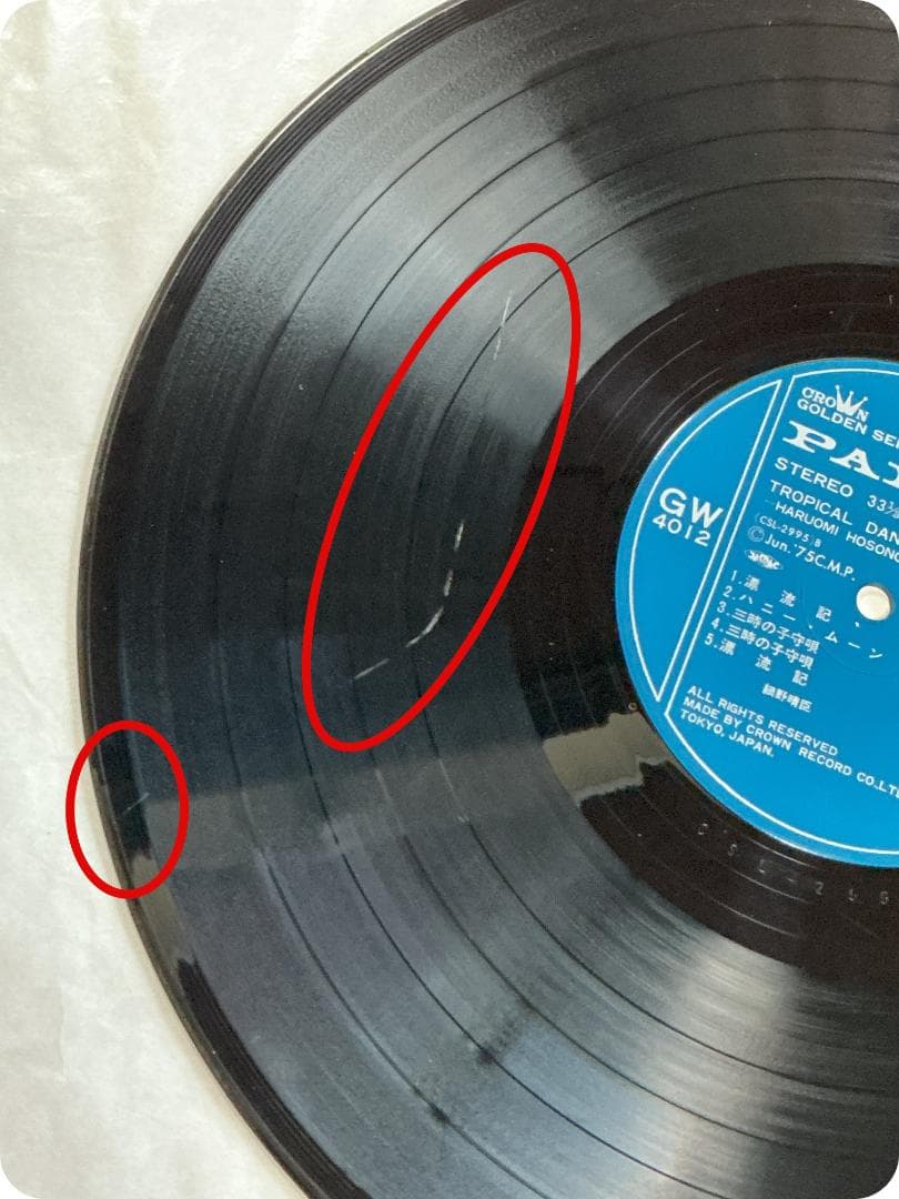 ゆ*う様 細野晴臣/トロピカル・ダンディー/1975年オリジナル盤/LP