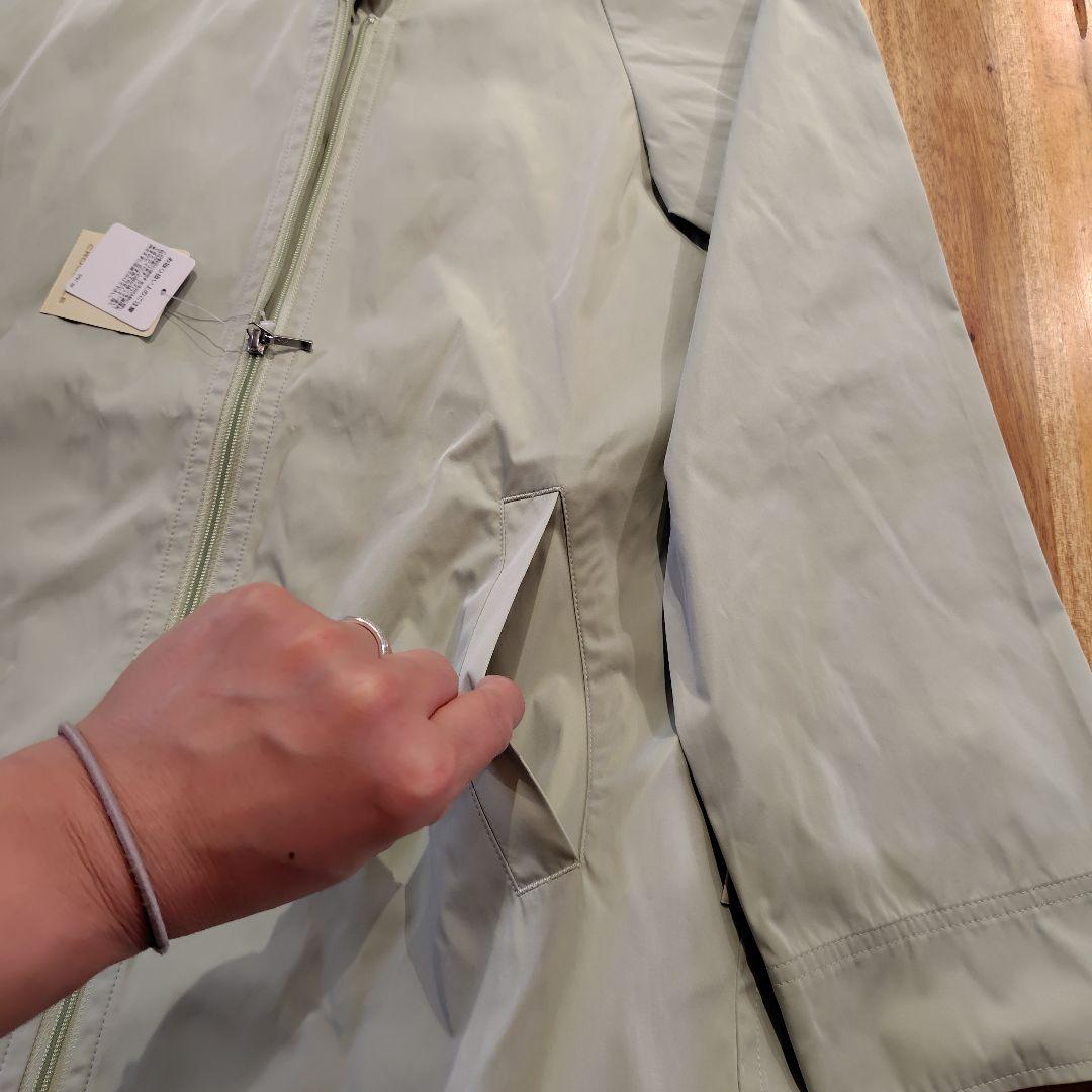 クロコダイル　メモリーバイカラーフーデットアウター