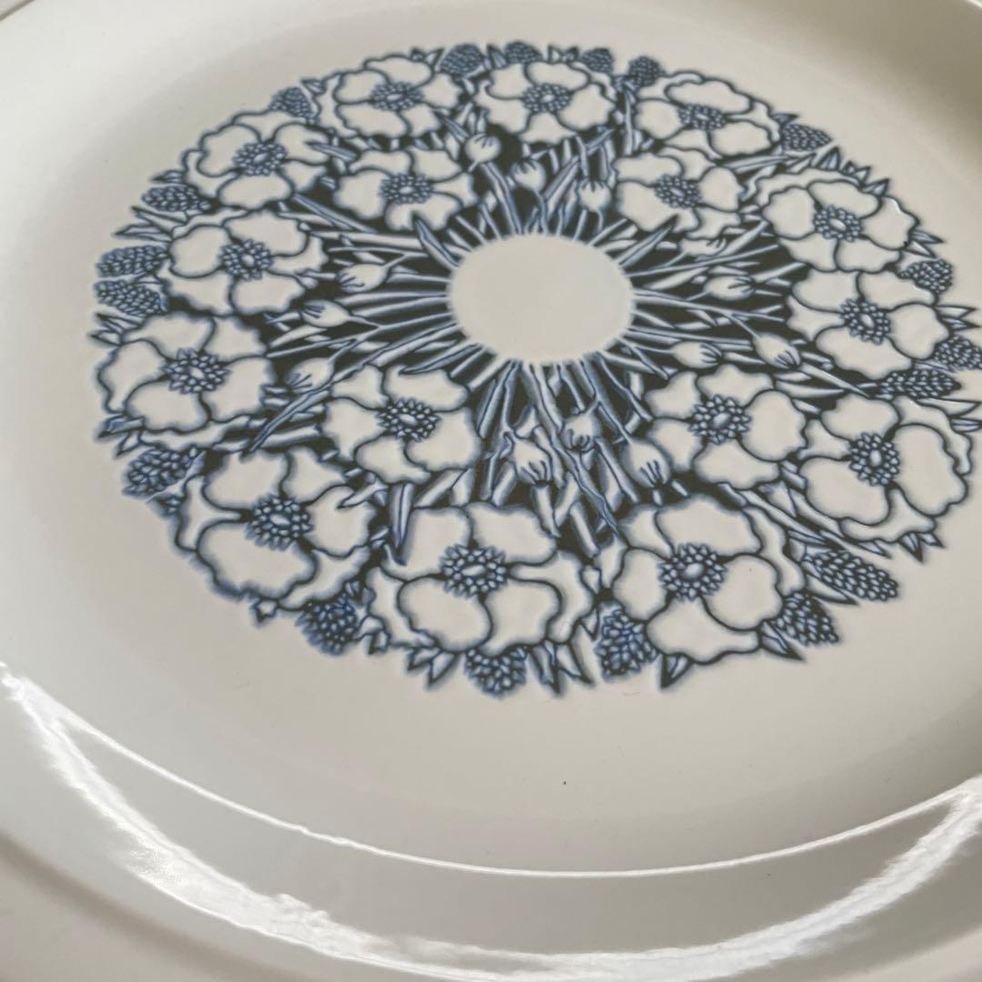 ホーンジー　フルール　ブルー　ディナープレート