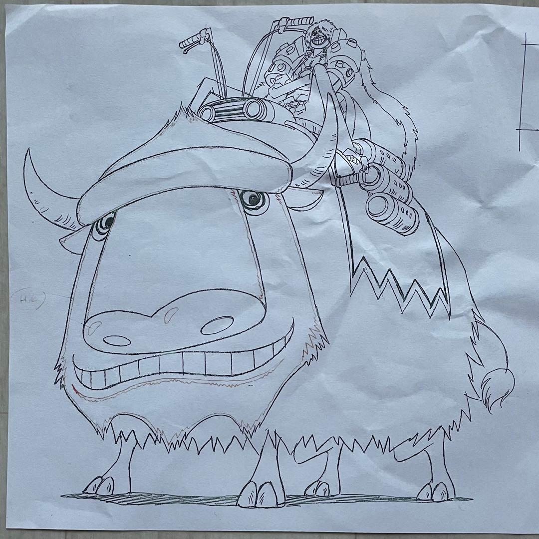 決定稿 1枚 設定資料 モトバロ 愛バイソン ルフィ 対比