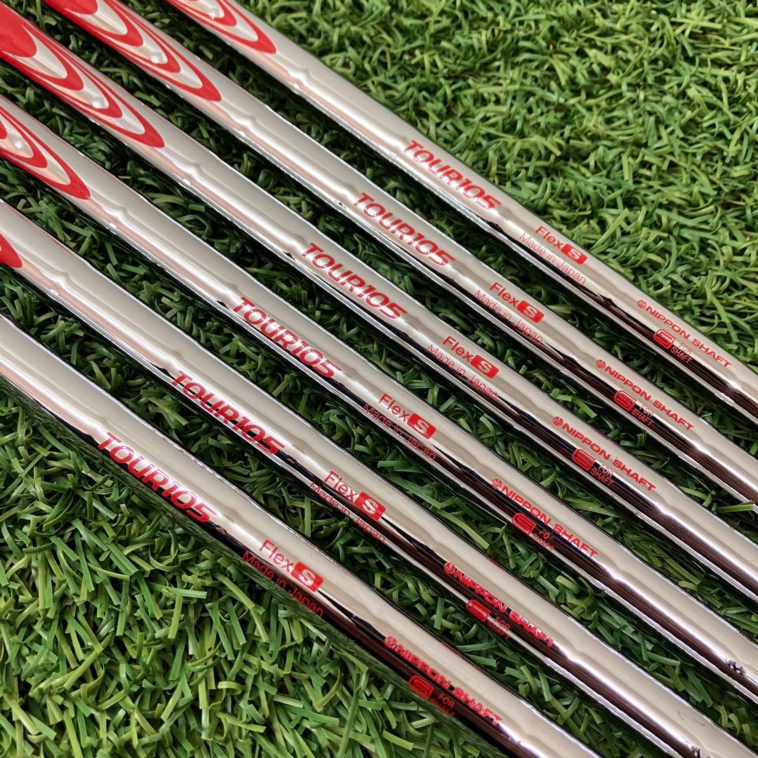 モーダス3 TOUR105 S グリップ付き #5-Pw 6本 USED美品