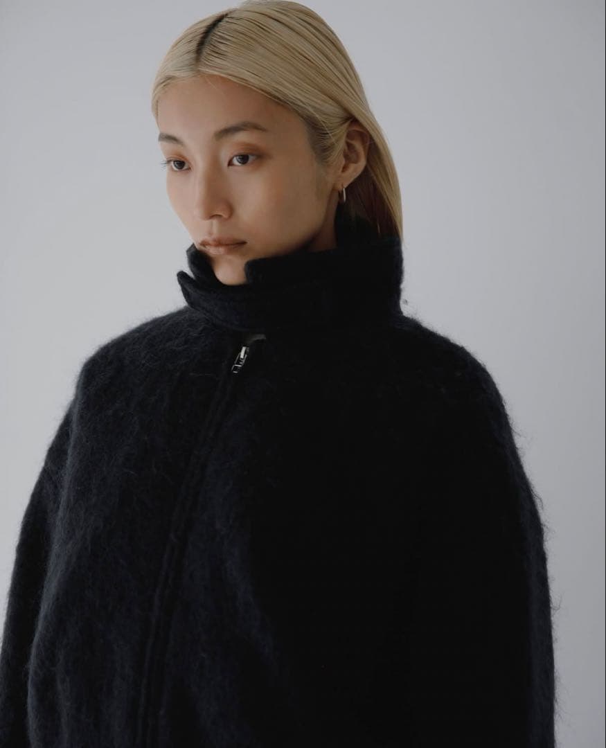 【たぬきちさま専用】美品 完売ブラック JSELF ジゼルフ モヘアシャギー