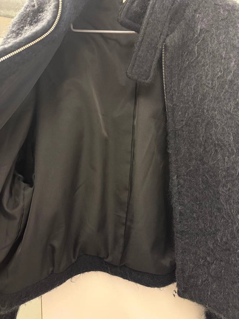 【たぬきちさま専用】美品 完売ブラック JSELF ジゼルフ モヘアシャギー