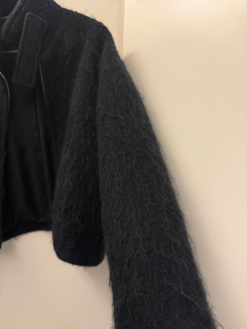 【たぬきちさま専用】美品 完売ブラック JSELF ジゼルフ モヘアシャギー