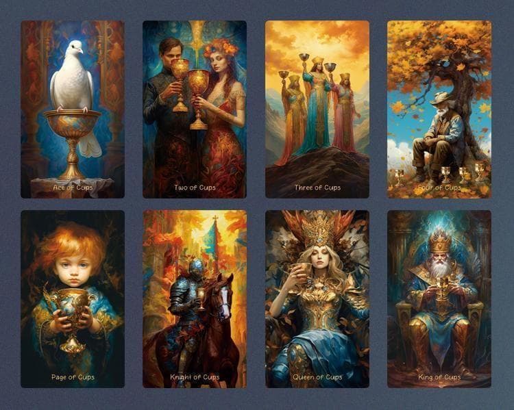 【正規品タロットカード】新作✨入手困難な海外美麗デッキ✨光の王国のタロットカード