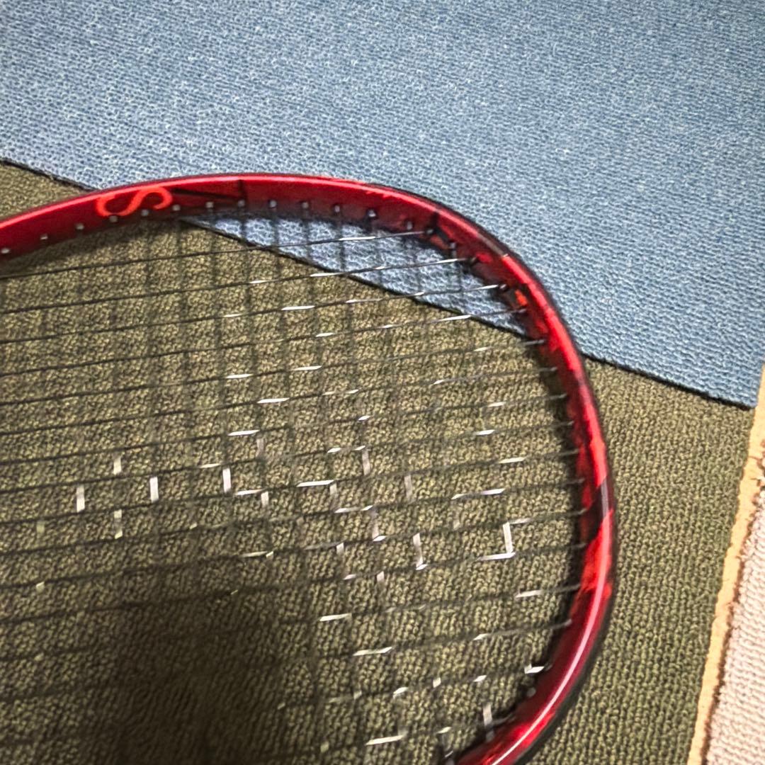 17番YONEX 軟式用ラケット レッド 日本製