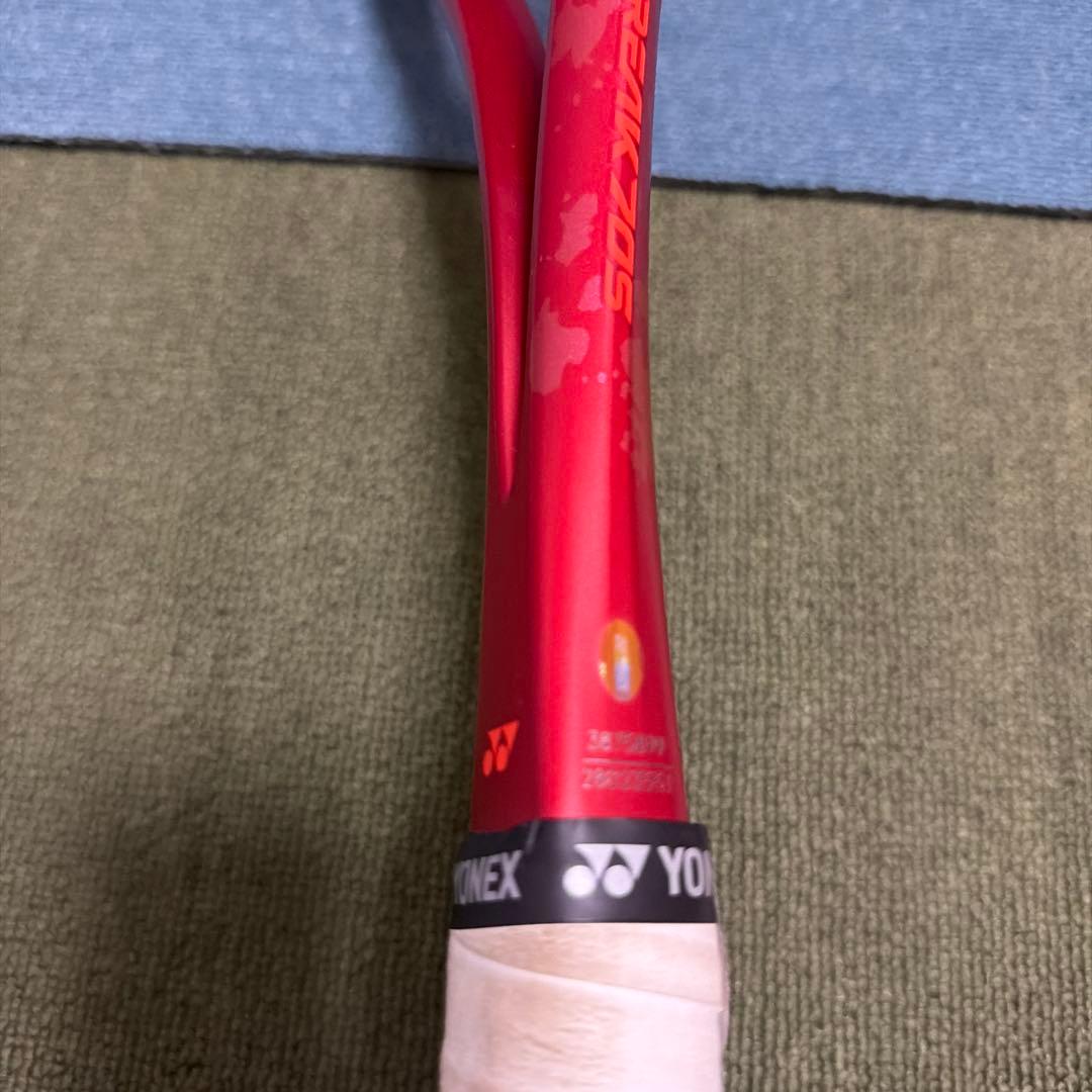 17番YONEX 軟式用ラケット レッド 日本製