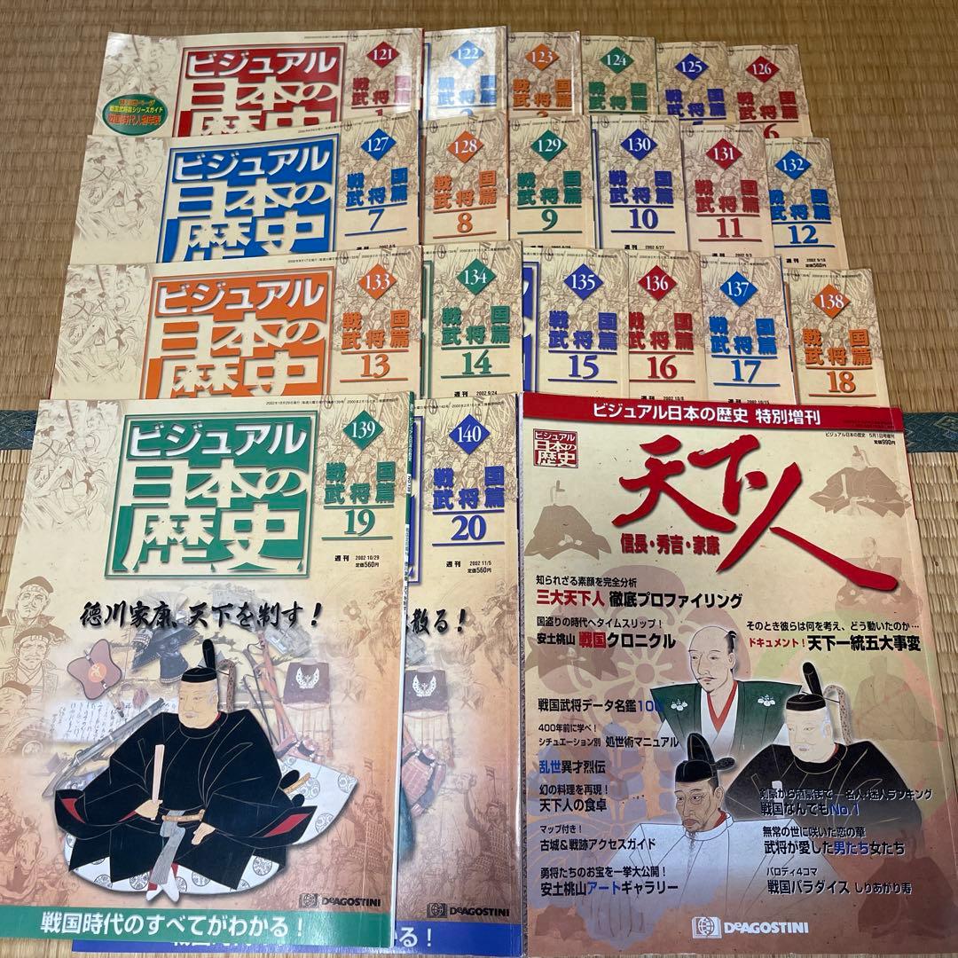 ビジュアル 日本の歴史 1巻〜140巻 天下人 58欠品