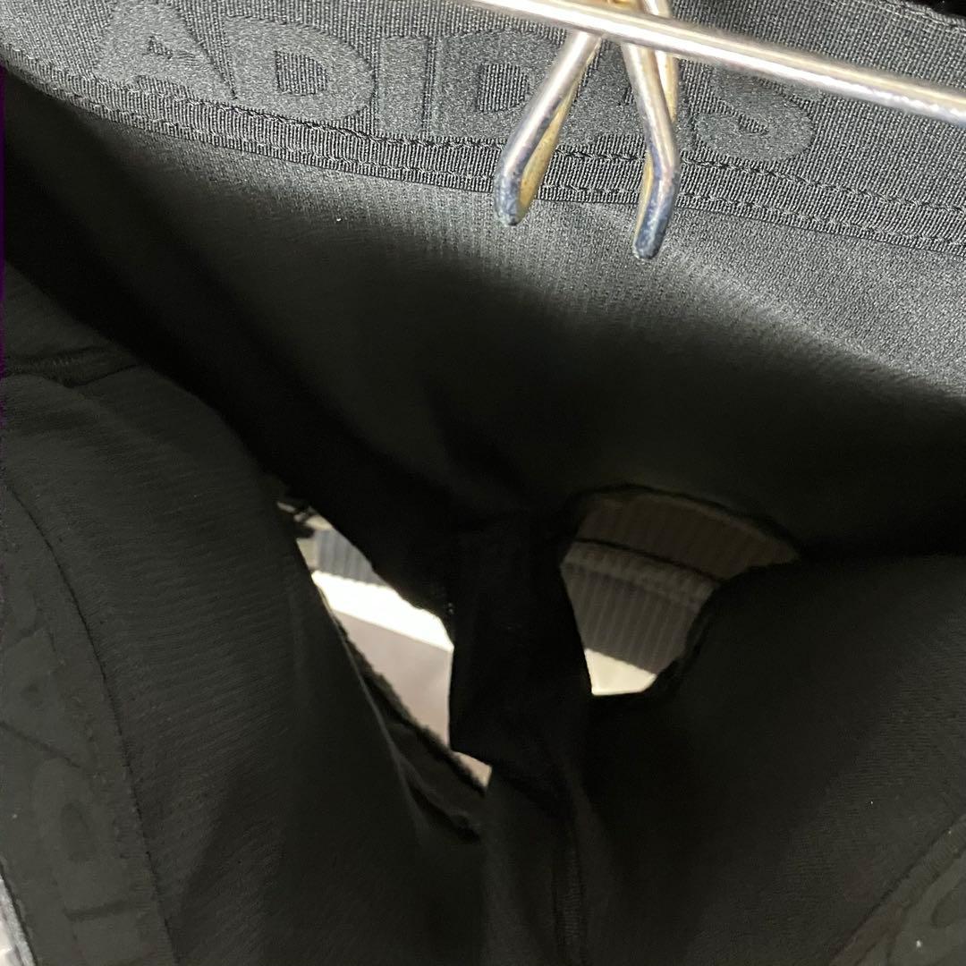 adidas アディダス リブ ジャケット スカートセット S ブラック