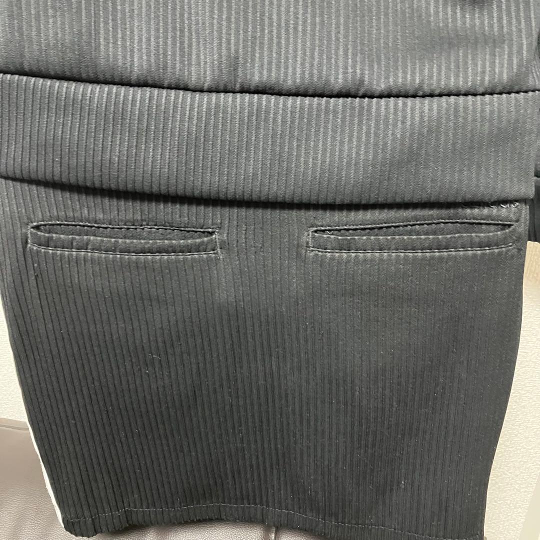 adidas アディダス リブ ジャケット スカートセット S ブラック