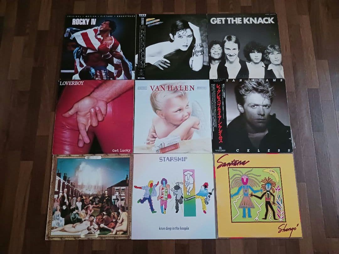 80's ROCK系ディスコ《レコード》LP盤9枚セット まとめ売り